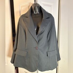 Sweet Suit Woman - *Plus Size* Charcoal tweed suit - Size 20W